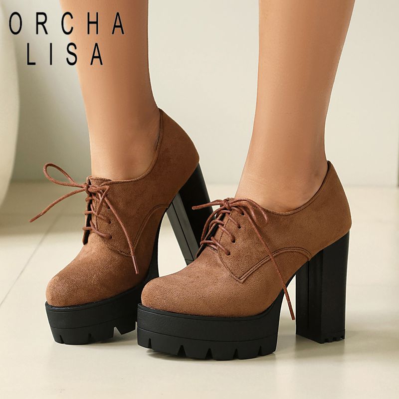 ORCHA LISA Hot Flock Suede Wom - Women'S Shoes Extended Sizes ulasan dan harga