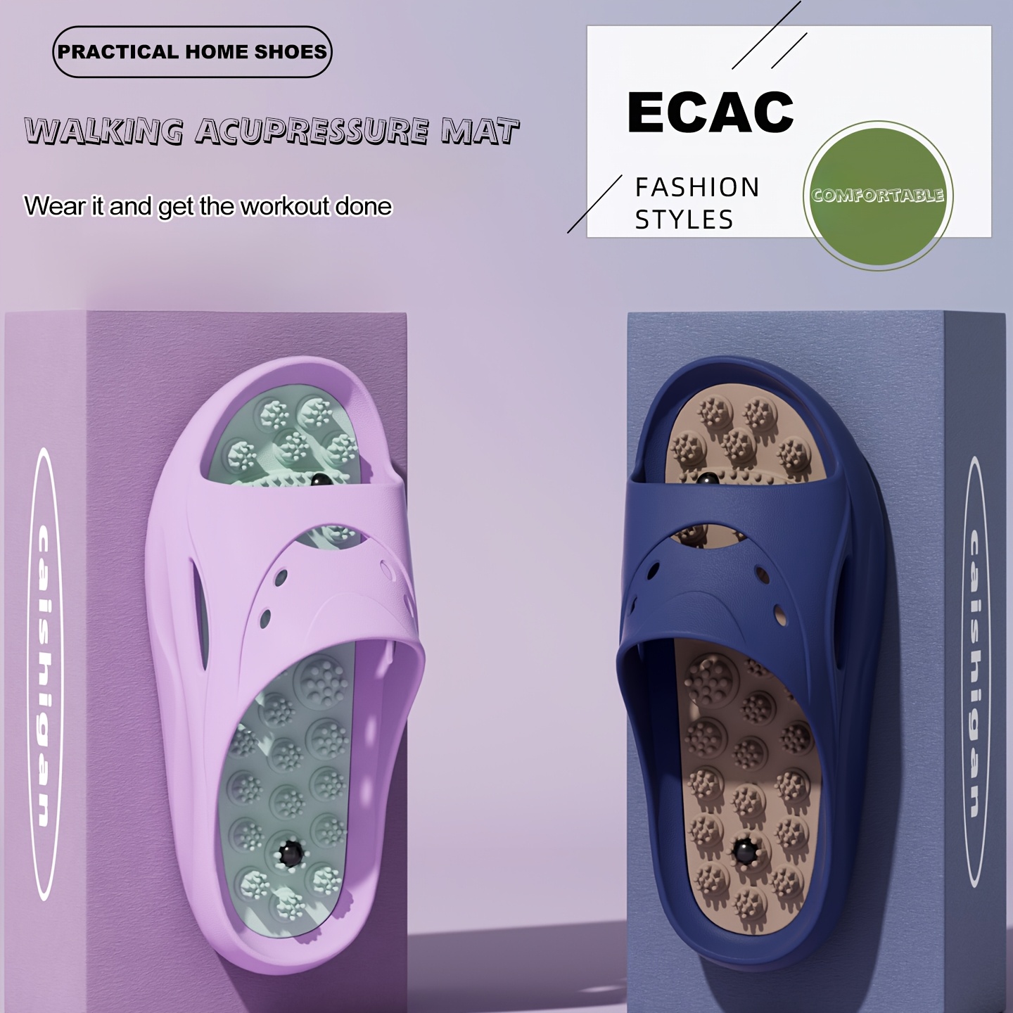 Women Men EVA Massage Slippers - Women'S Shoes For Flat Feet ulasan dan harga