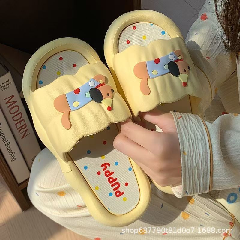 Cartoon Hot Dog Slippers for W - Women'S Shoes For Flat Feet ulasan dan harga