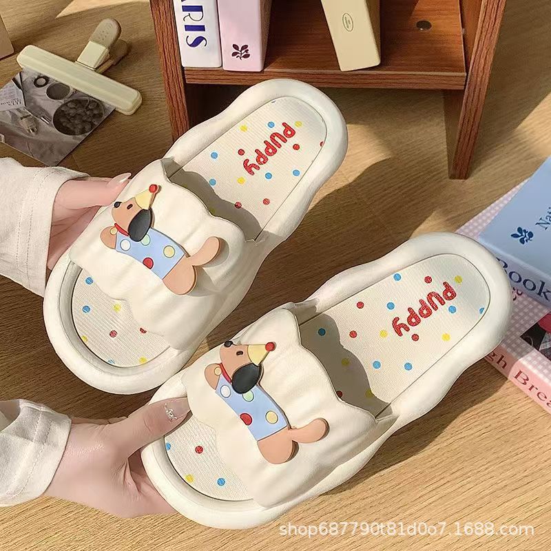 Cartoon Hot Dog Slippers for W - Women'S Shoes For Flat Feet ulasan dan harga