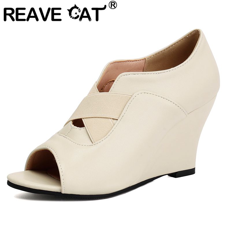REAVE CAT Black Women Sandals  - Women'S Shoes Extended Sizes ulasan dan harga