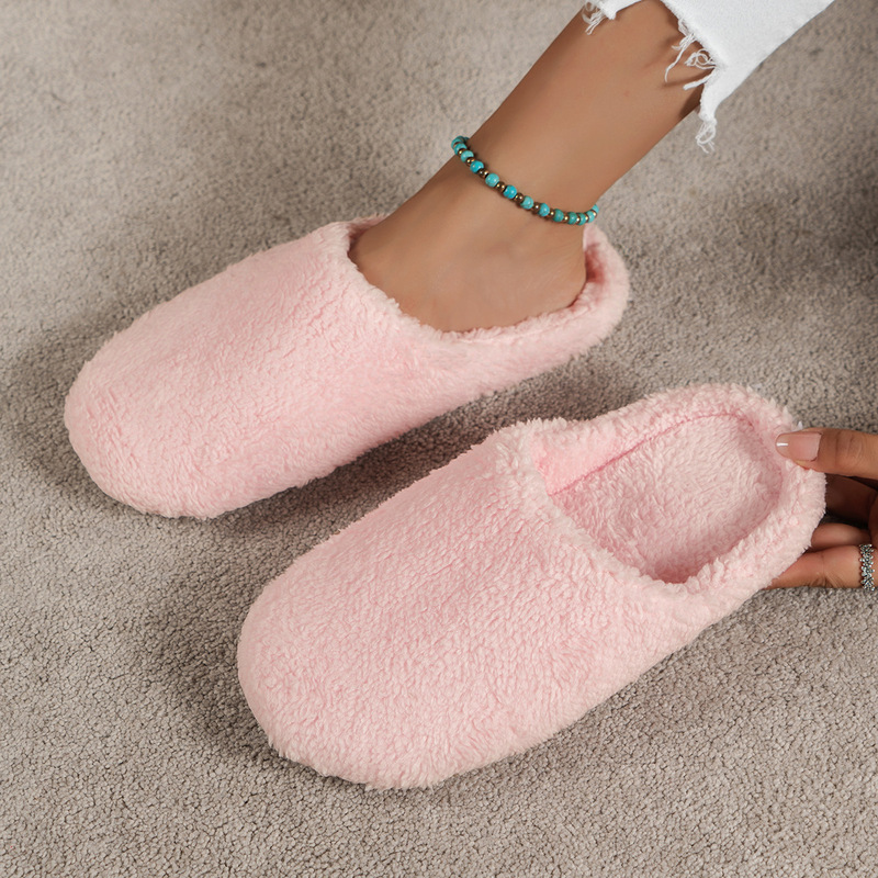 Simple solid color closed-toe  - Women'S Shoes To Men'S Size ulasan dan harga