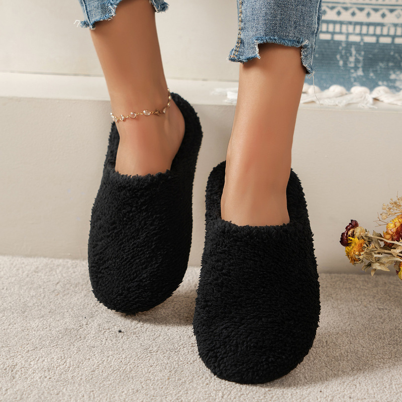 Simple solid color closed-toe  - Women'S Shoes To Men'S Size ulasan dan harga