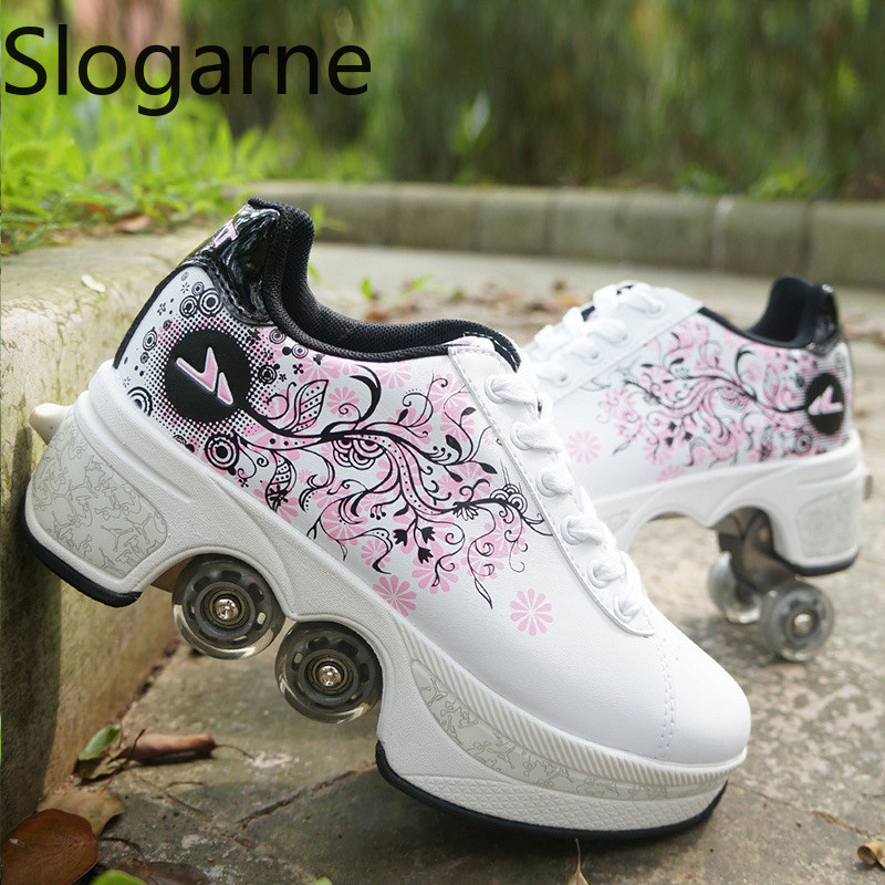 Women 4 Wheels Deformation Rol - Women'S Shoes To Men'S Size ulasan dan harga