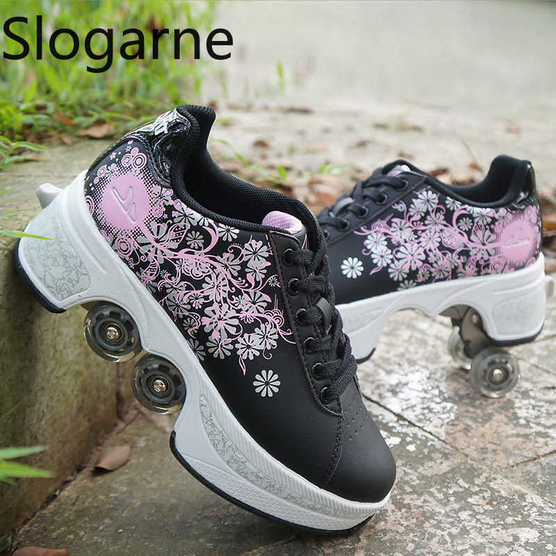 Women 4 Wheels Deformation Rol - Women'S Shoes To Men'S Size ulasan dan harga