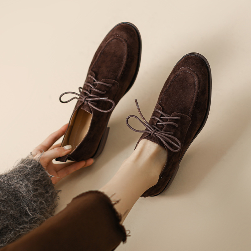 2025 Spring and Autumn New Wom - Oxford Lace Up Women ulasan dan harga