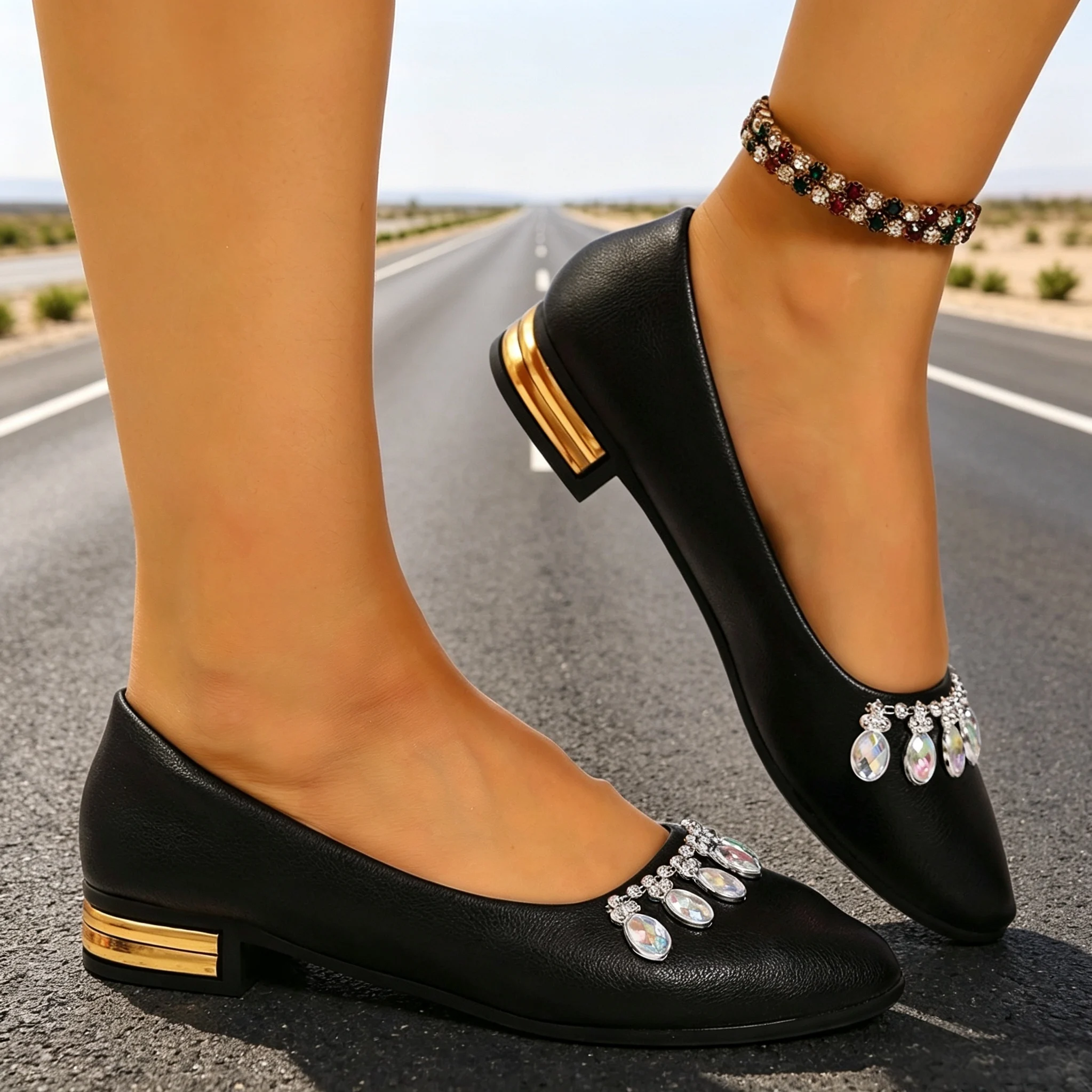 Women Flats Pointed Toe Ballet - Women'S Shoes For Flat Feet ulasan dan harga
