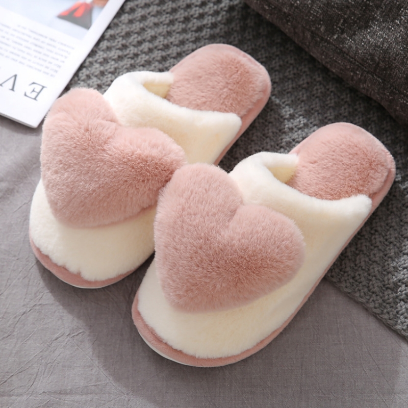Winter Warm Heart Pattern Cott - Women'S Shoes To Men'S Size ulasan dan harga