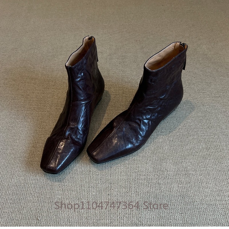 Sheepskin Retro French Square  - Women'S Shoes Hike ulasan dan harga