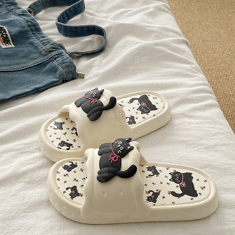Printting Cute Bear Women Slip - Women'S Shoes To Men'S Size ulasan dan harga