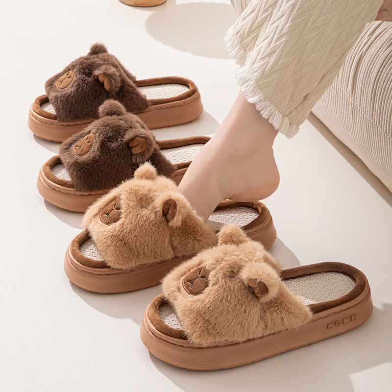 Hemp Cartoon Women's Slippers  - Women'S Shoes For Flat Feet ulasan dan harga