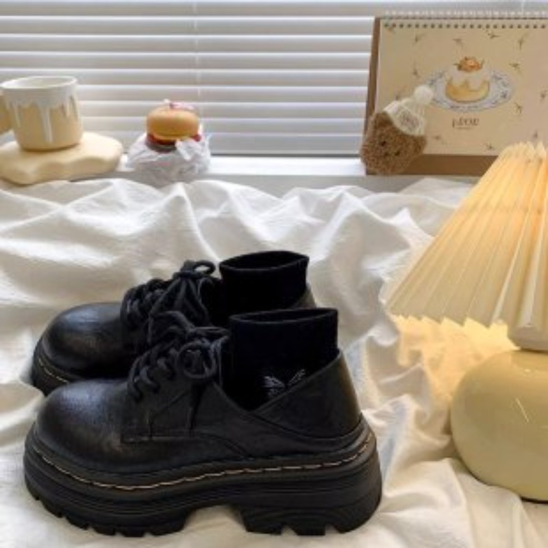Women Platform Oxford Shoes La - Oxford Lace Up Women ulasan dan harga