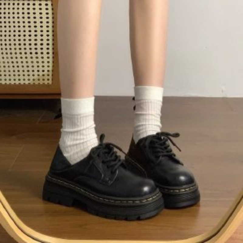 Women Platform Oxford Shoes La - Oxford Lace Up Women ulasan dan harga