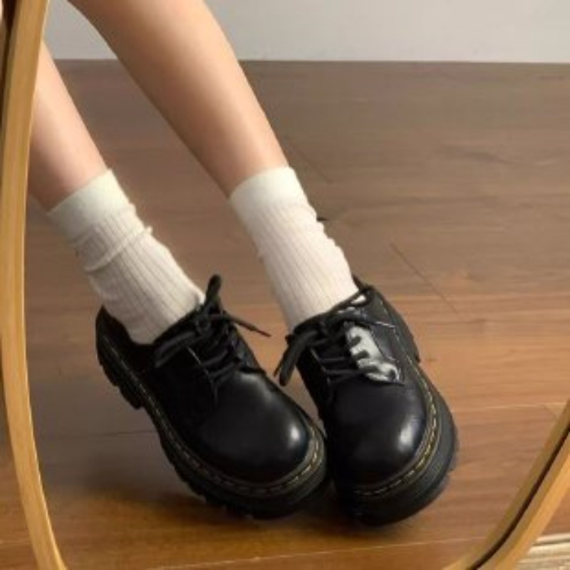 Women Platform Oxford Shoes La - Oxford Lace Up Women ulasan dan harga