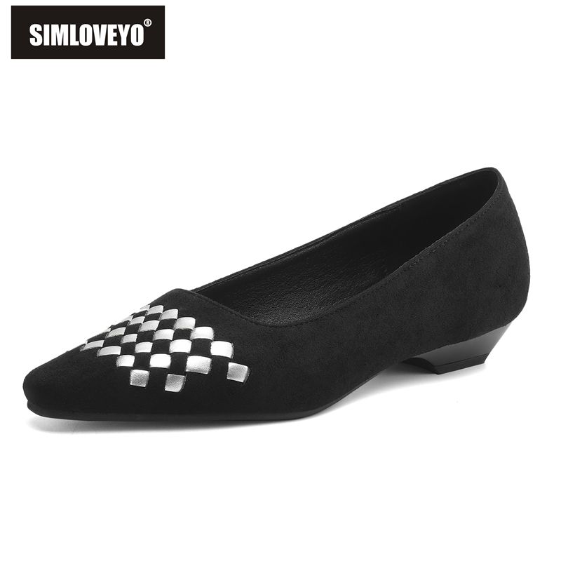SIMLOVEYO 2026 New Flock Suede - Women'S Shoes Extended Sizes ulasan dan harga