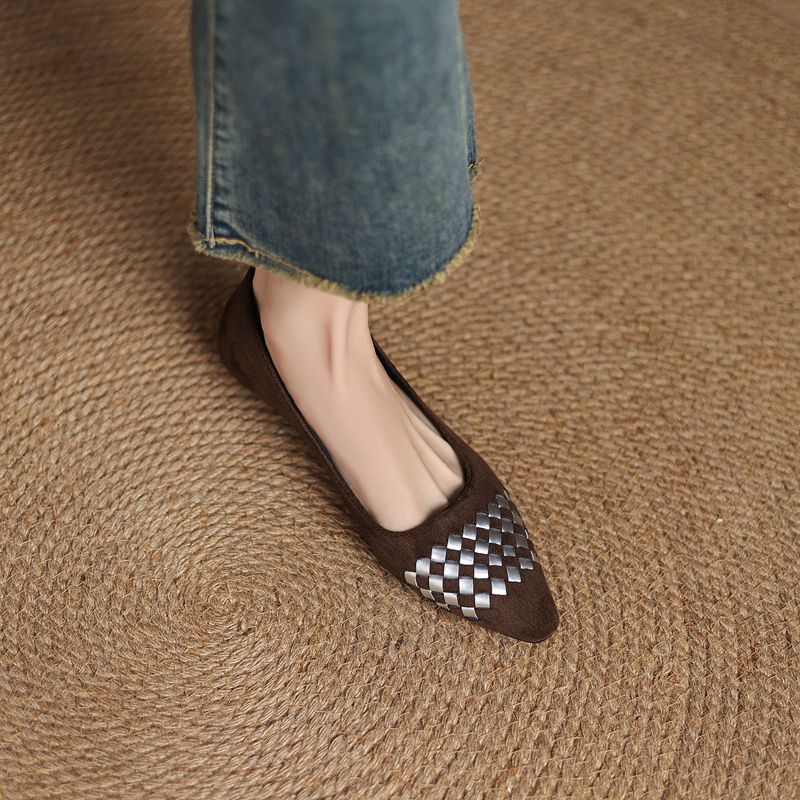 SIMLOVEYO 2026 New Flock Suede - Women'S Shoes Extended Sizes ulasan dan harga