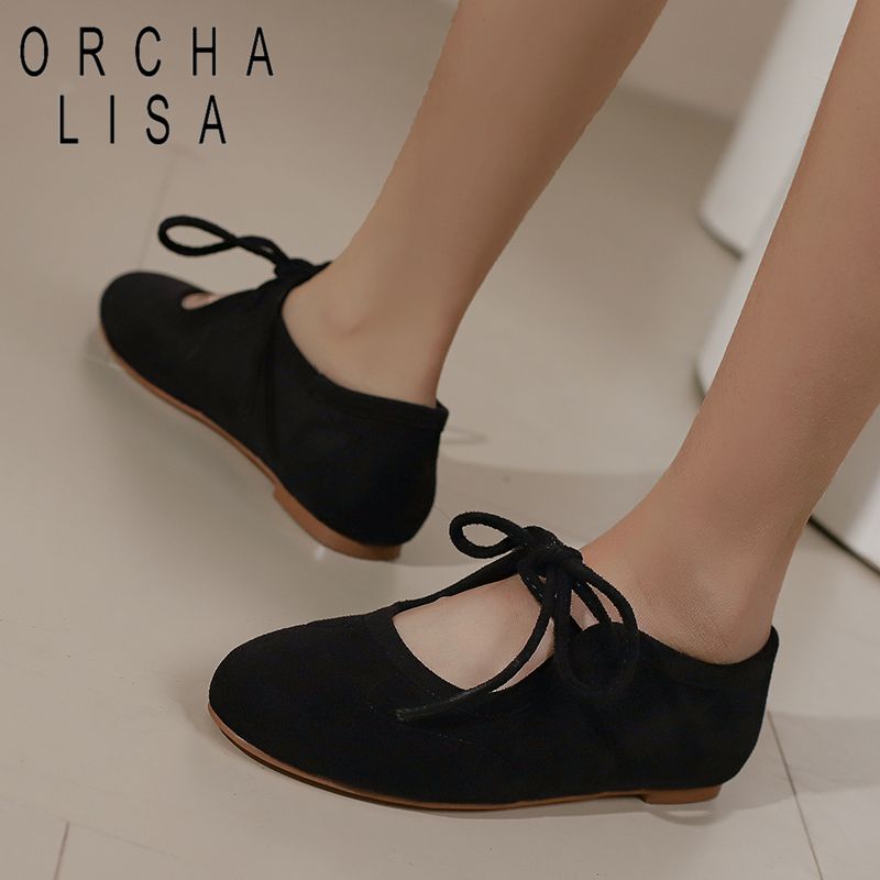 ORCHA LISA Fashion Flock Suede - Women'S Shoes Extended Sizes ulasan dan harga