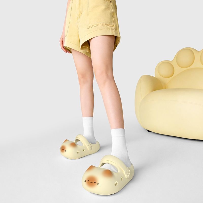 New creative black cat slipper - Women'S Shoes For Flat Feet ulasan dan harga