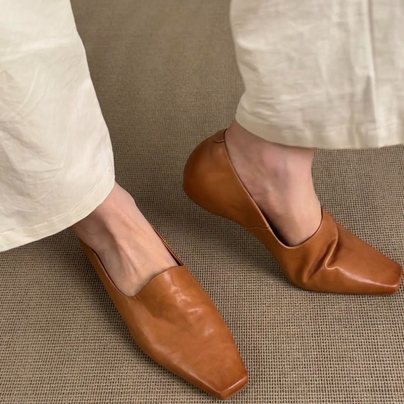 Retro Flat Loafers Women's Sli - Women'S Shoes For Flat Feet ulasan dan harga